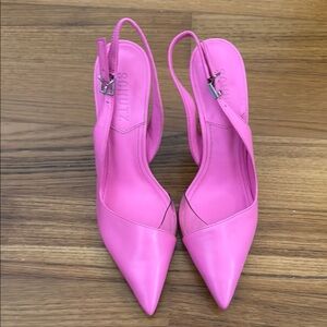 Schutz Pink Women's Slingback Heels